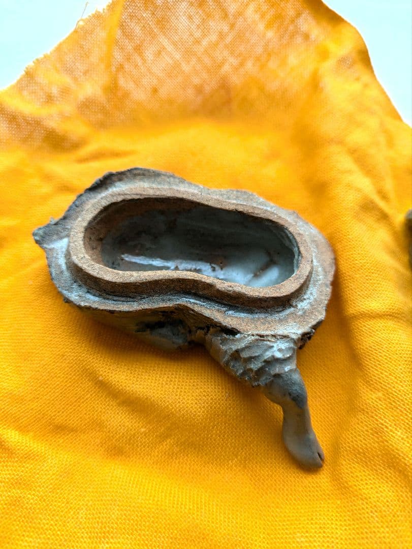 最終値段❗️香合　羊　出雲焼１１代空権作