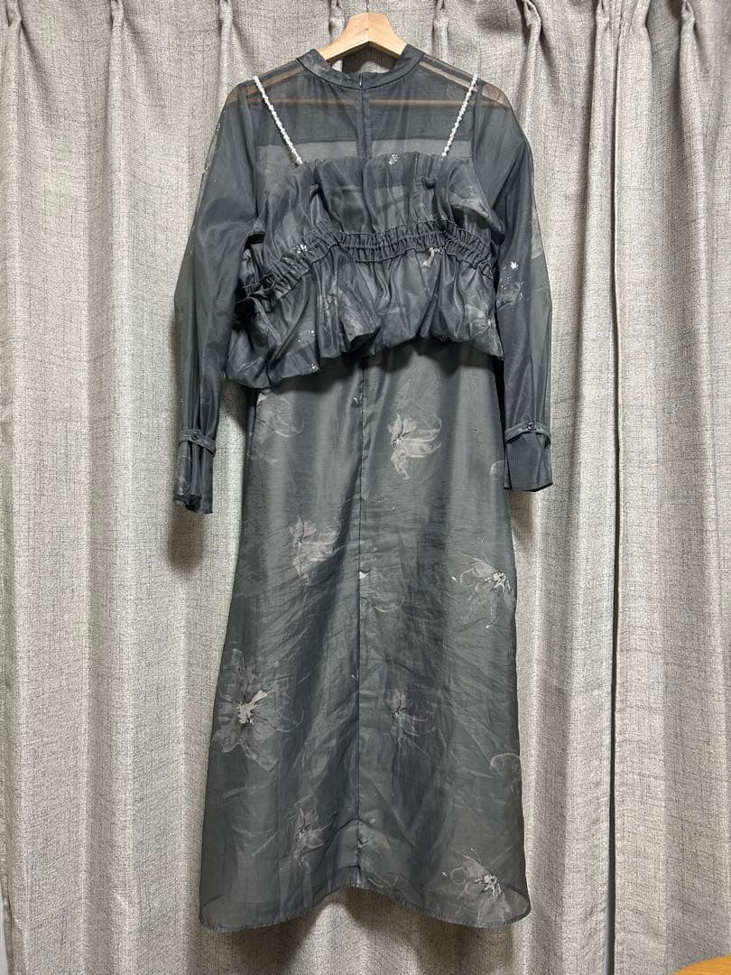 ☺︎pearl shoulder camisole set