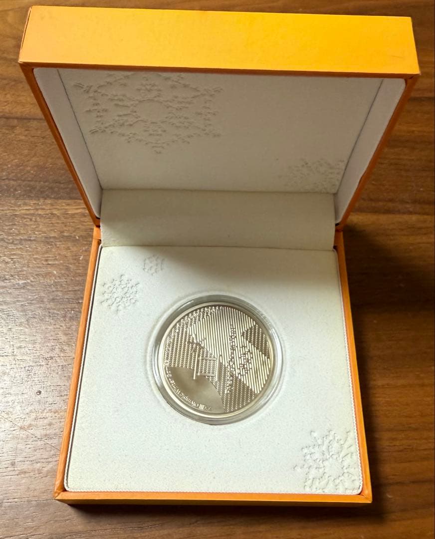 さき　公式冬季オリンピック参加メダル平昌2018オリジナルケース入り