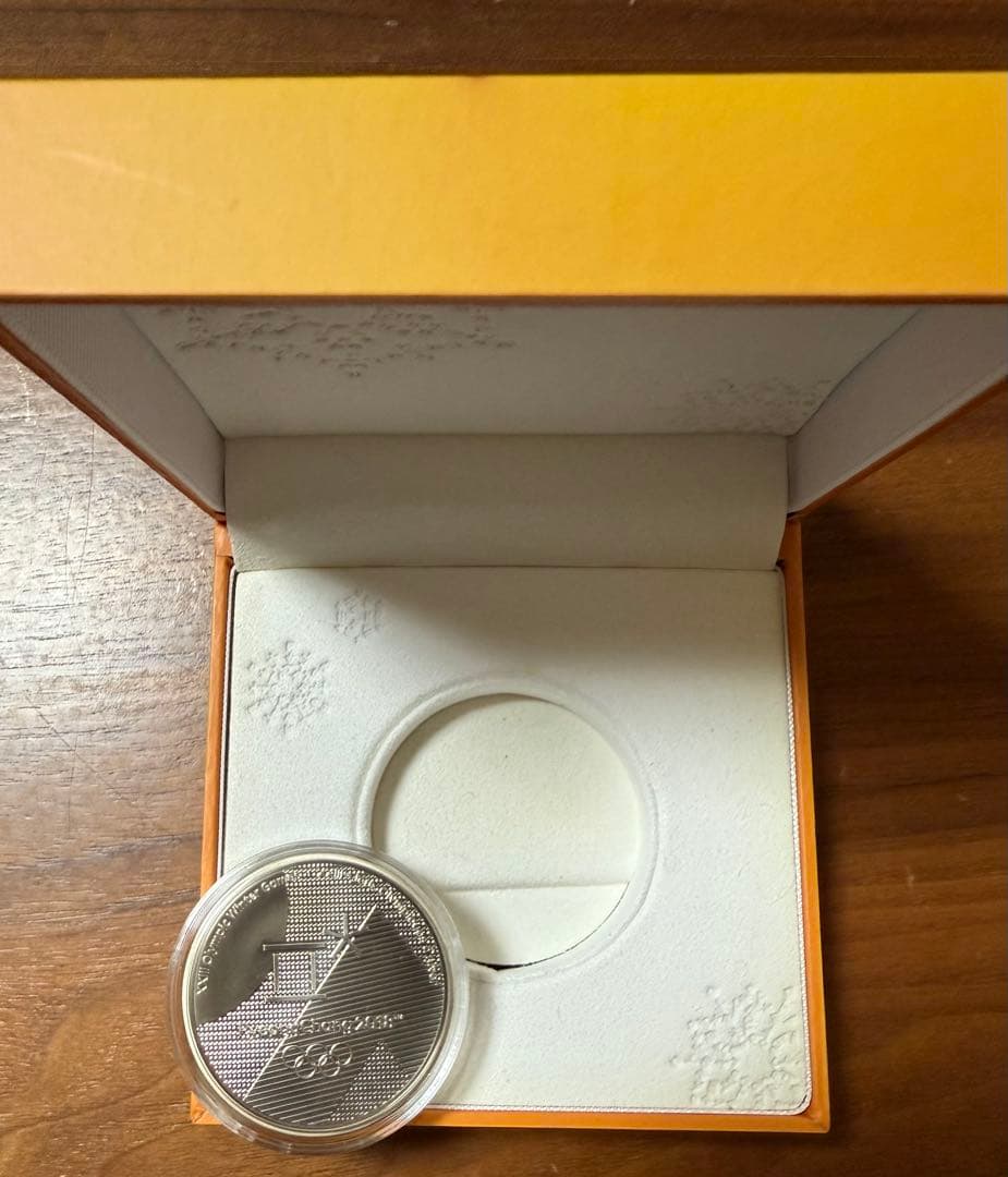 さき　公式冬季オリンピック参加メダル平昌2018オリジナルケース入り