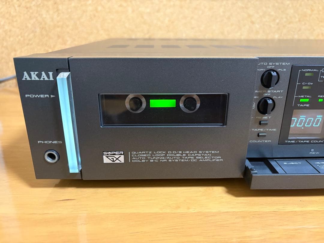 AKAI アカイGX-F91 カセットデッキ 中古　現状品