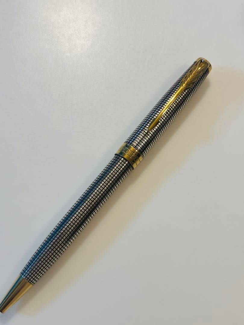 (美品)現行品　Parker ボールペン ソネット　スターリングシルバー　純銀製