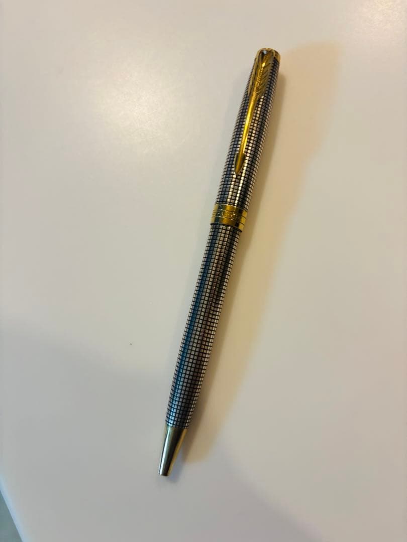 (美品)現行品　Parker ボールペン ソネット　スターリングシルバー　純銀製