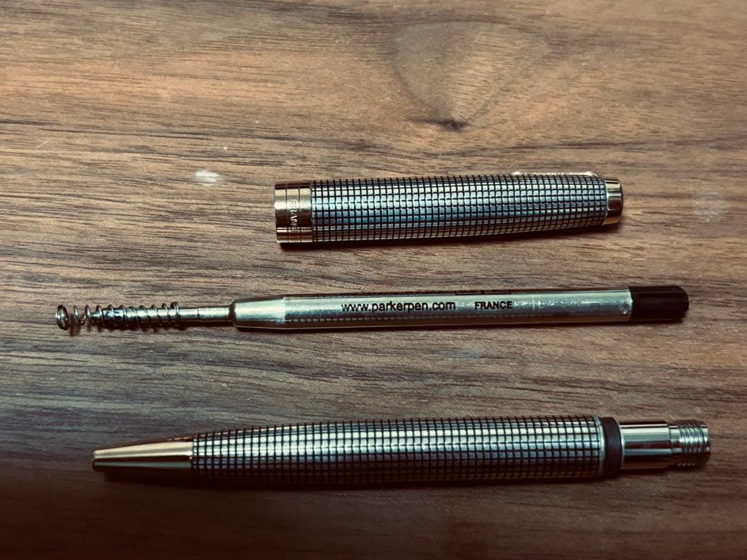 (美品)現行品　Parker ボールペン ソネット　スターリングシルバー　純銀製