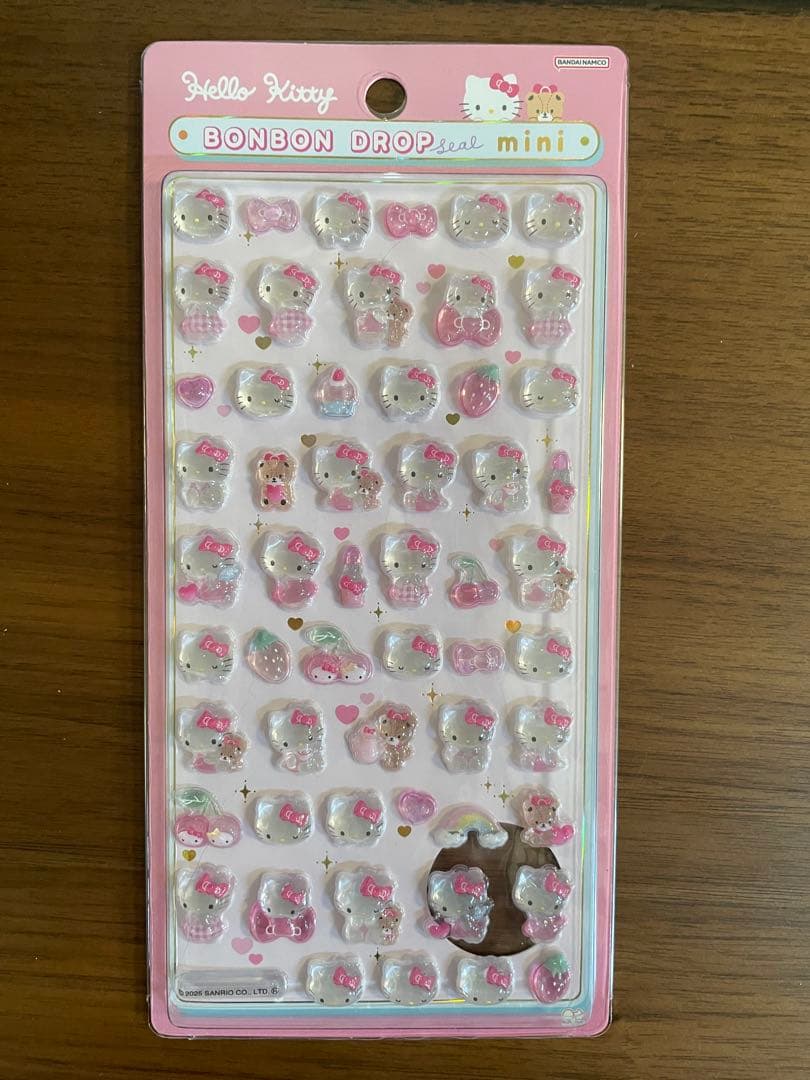 ハローキティ ボンボンドロップミニシール 6パックセット