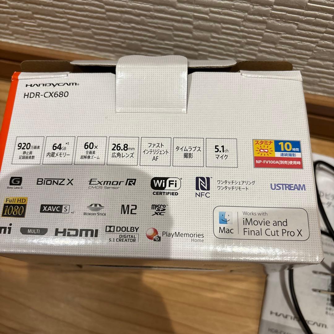 SONY HDR-CX680 ビデオカメラ本体