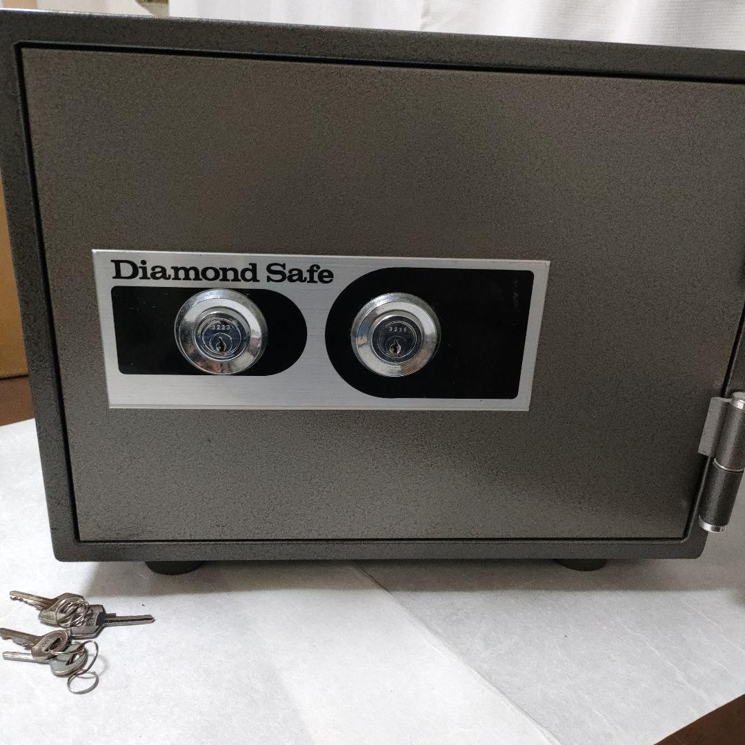 耐火金庫　Diamond Safe ダイヤセーフ 金庫2キータイプ　トレー4付き