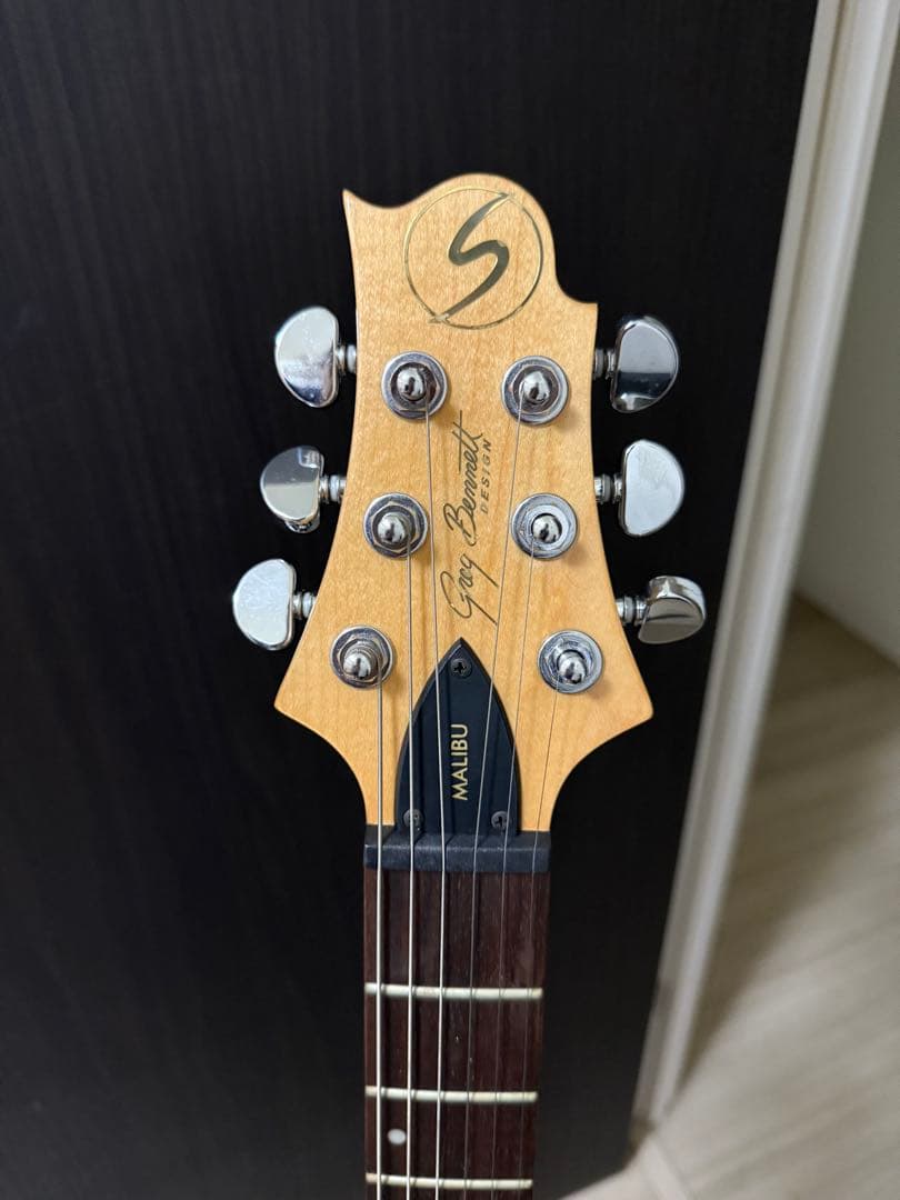 グレッグベネット Malibu MB-50エレキギター 青