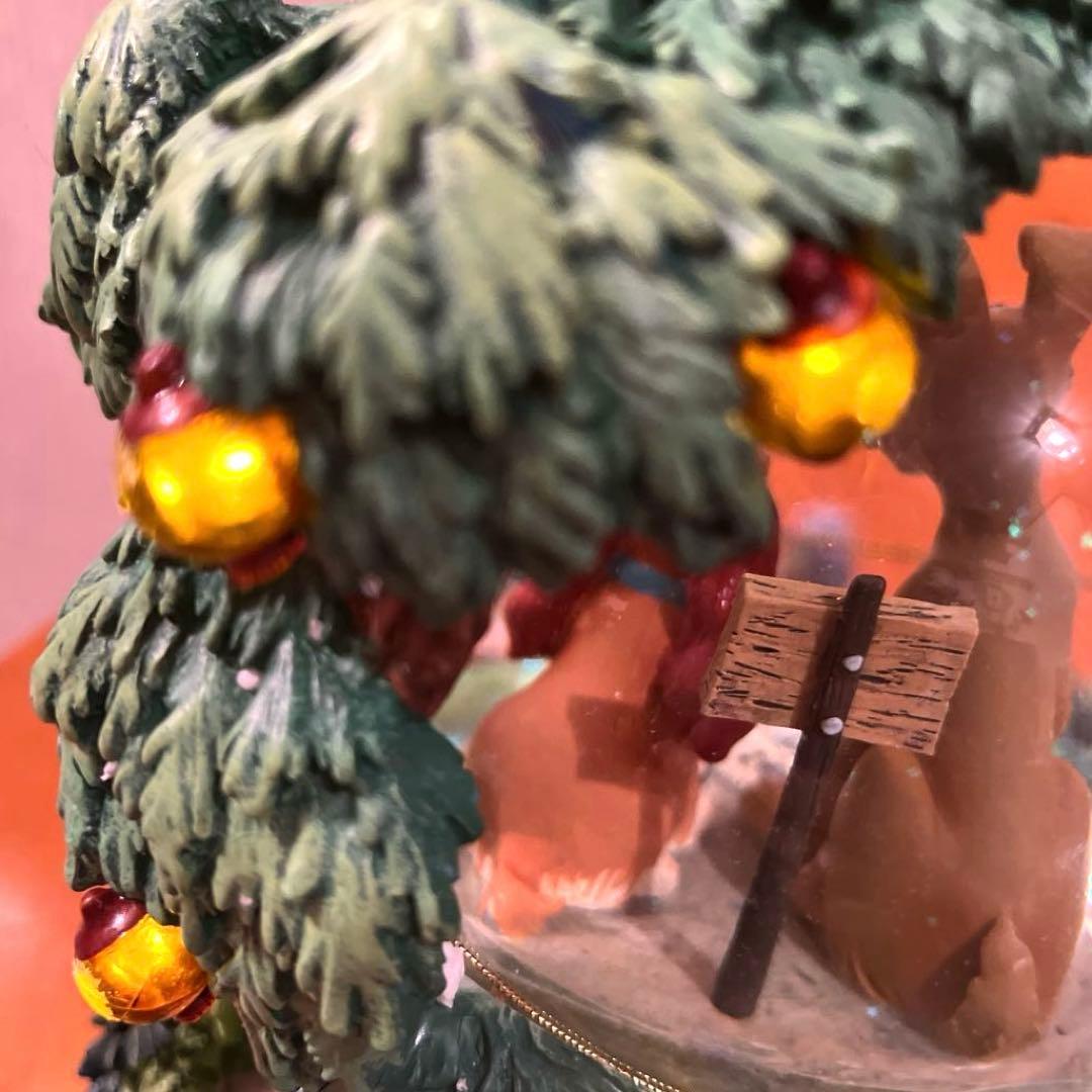 ディズニーストア　わんわん物語Lady&Trumpスノーグローブ　オルゴール付き