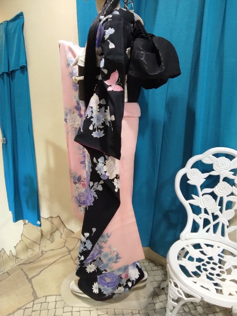 振袖単品、正絹振袖