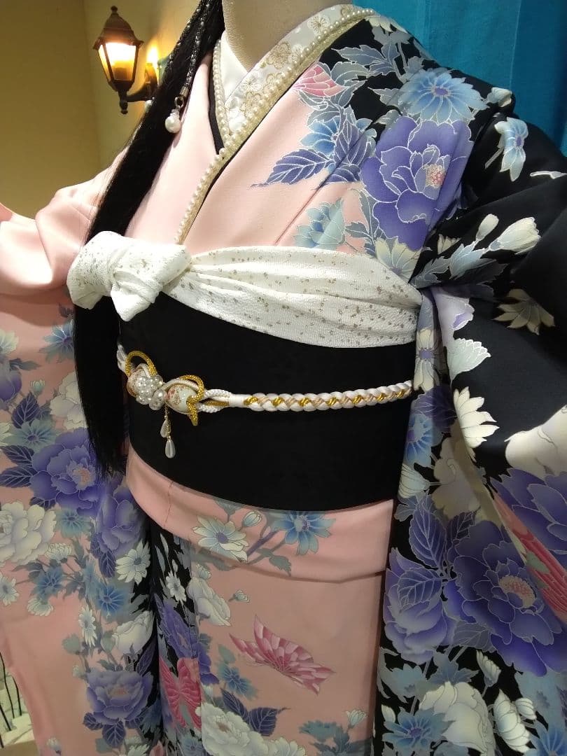 振袖単品、正絹振袖