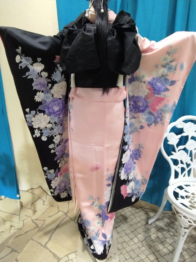 振袖単品、正絹振袖