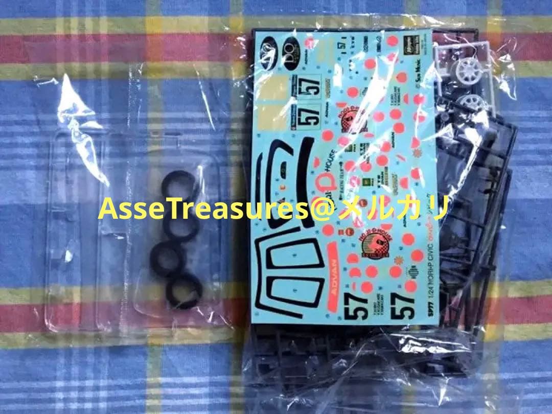 ヴィンテージ 絶版 1/24 のりピーシビック w/シルクスクリーンデカール