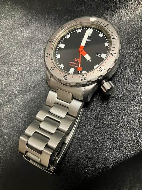 ゆ*マ様 Sinn U1 1010 スチールブレス＋ラバーバンド／初売り大特価