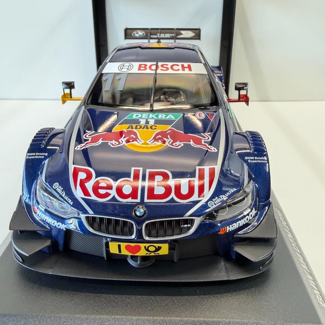 希少【極美品】BMW M4 DTM 2016 1/18 レッドブル仕様
