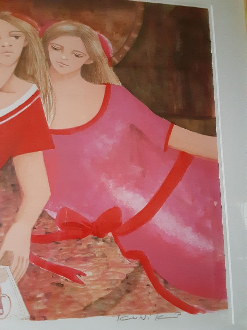 松任谷国子リトグラフ