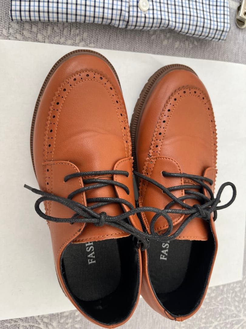 七五三，英国風男の子スーツ靴6点セット、フォーマル発表会結婚式、130センチ