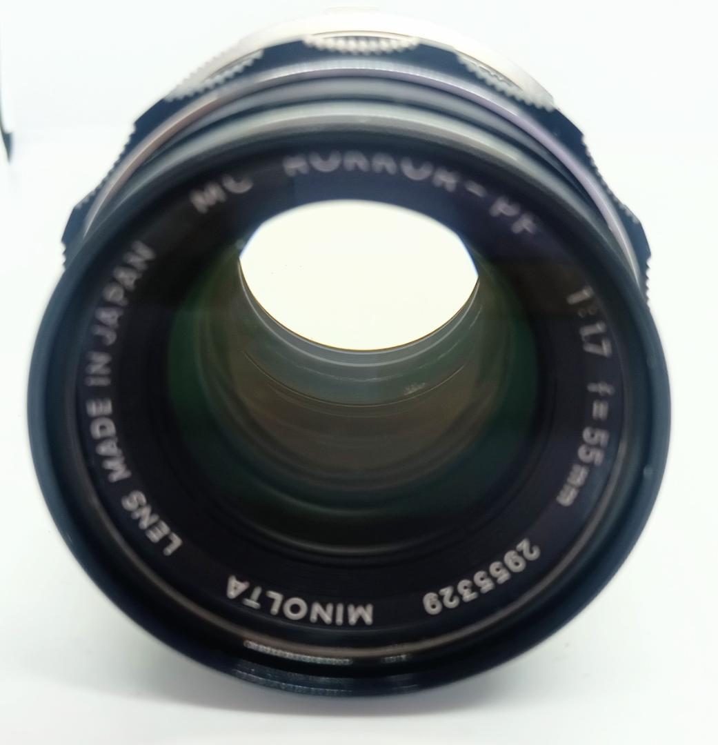 Minolta SR-T 101 一眼レフカメラ 55mm f1.7 レンズ付き