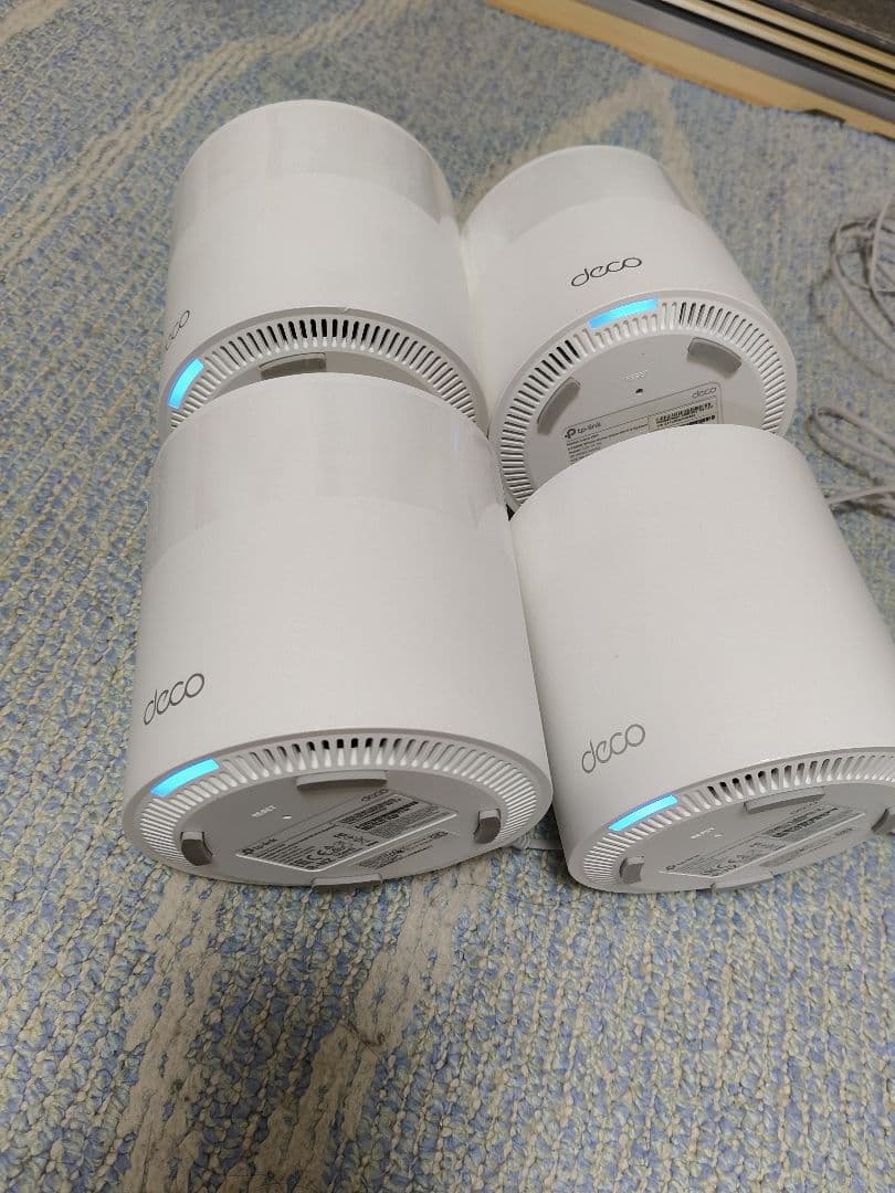 tp-link Deco X60 4台+ACアダプタ3台 メッシュWi-Fi6