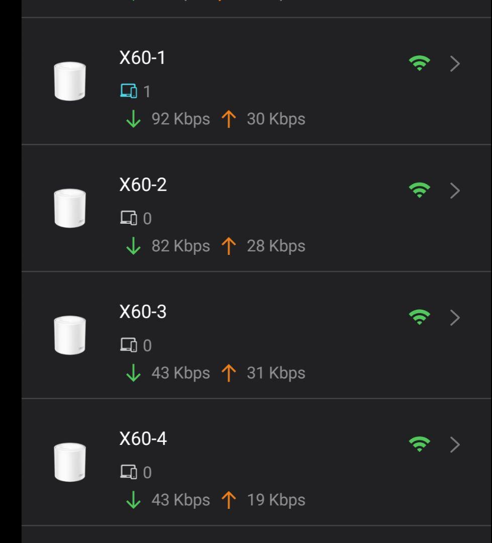 tp-link Deco X60 4台+ACアダプタ3台 メッシュWi-Fi6
