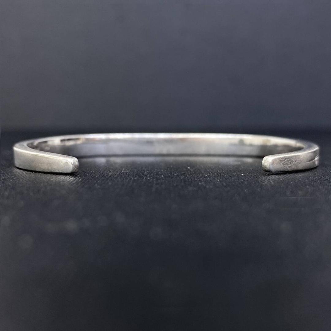 SAAD シルバー925 サンシンボル アラベスク スクエア バングル