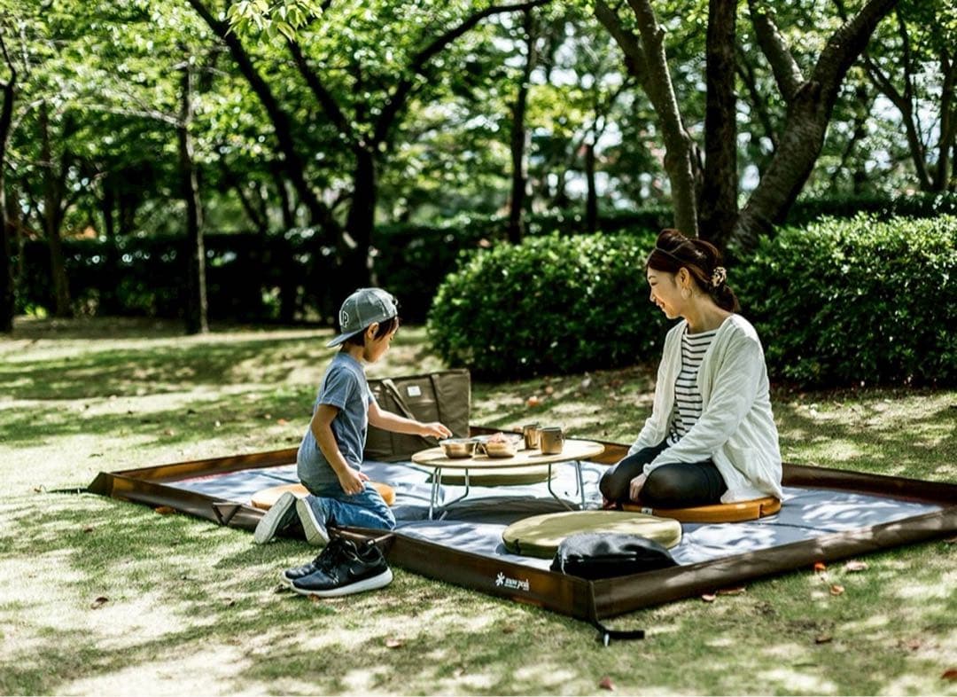 スノーピーク グランドスタイル ちゃぶ台竹M リビングシート マット 野遊び
