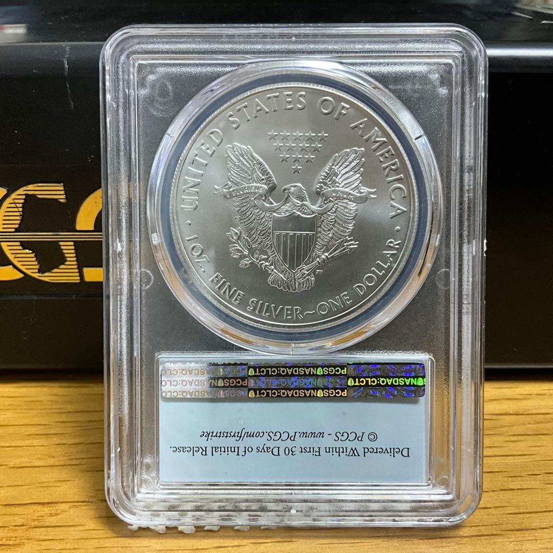 【新品】Silver Eagleイーグル銀貨2021 PCGS MS70 T1