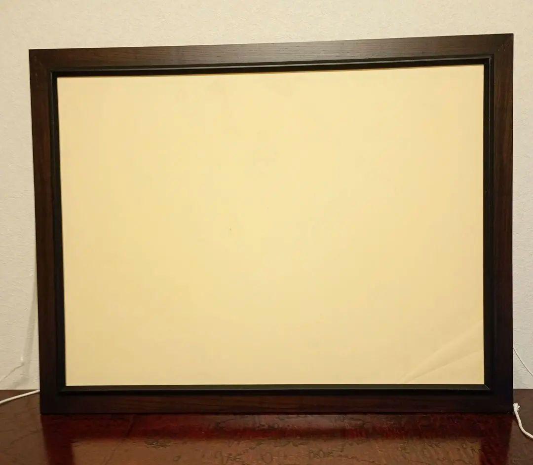 木製額縁　大全紙　アクリル仕様　ダークブラウン