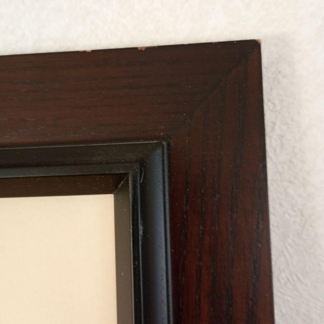 木製額縁　大全紙　アクリル仕様　ダークブラウン