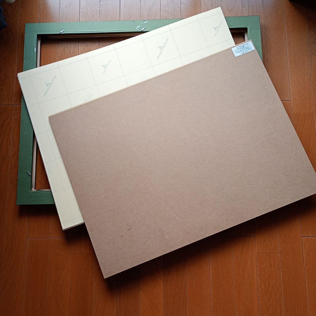 木製額縁　大全紙　アクリル仕様　ダークブラウン