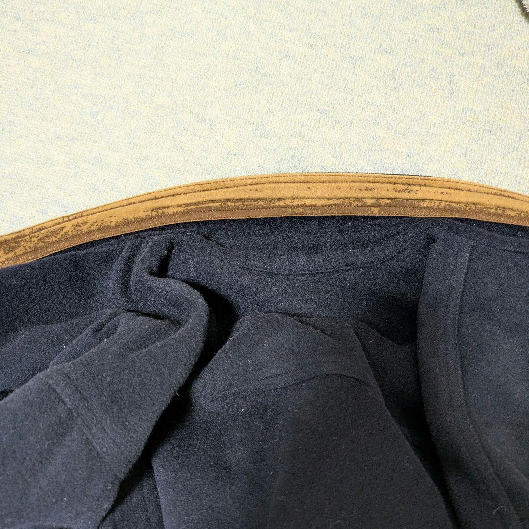 バーバリーズ ウール スタンドカラーブルゾン カシミヤ混 ノバチェック ネイビー