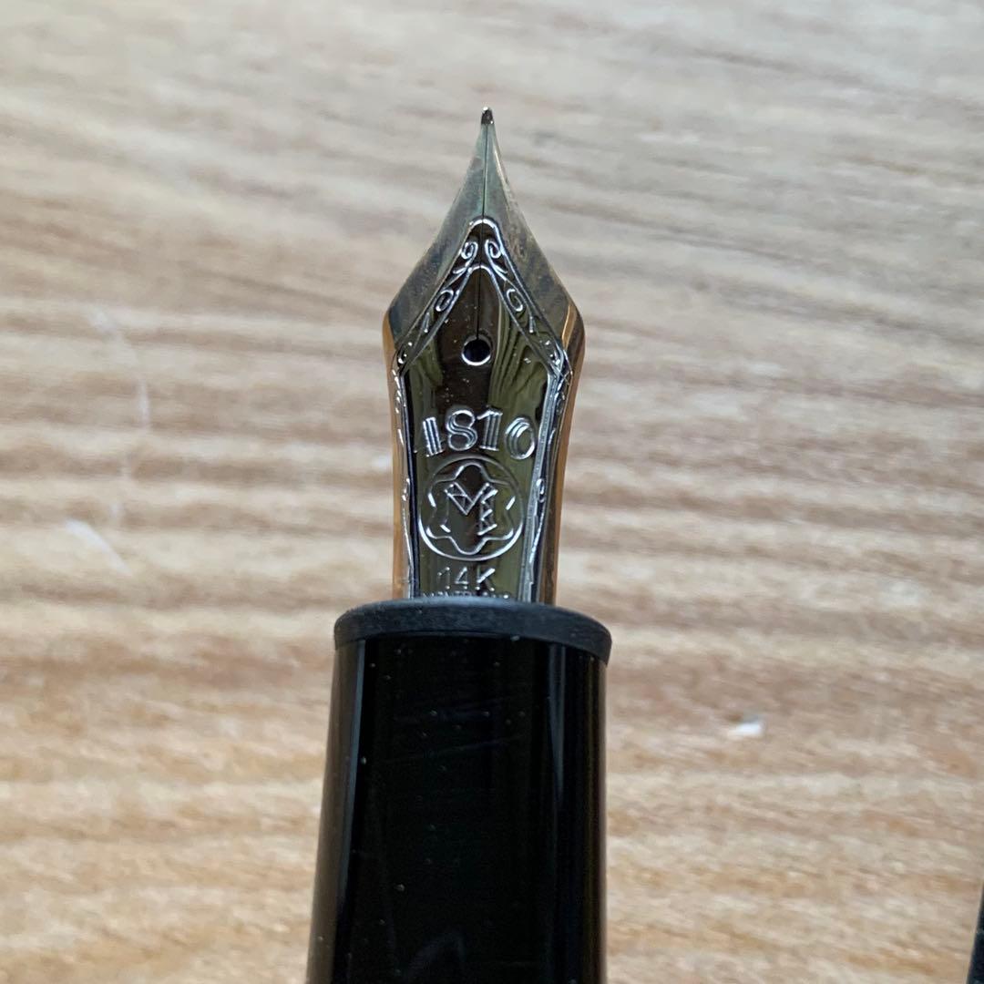 MONT BLANC 万年筆 EF ブラック ケース付き