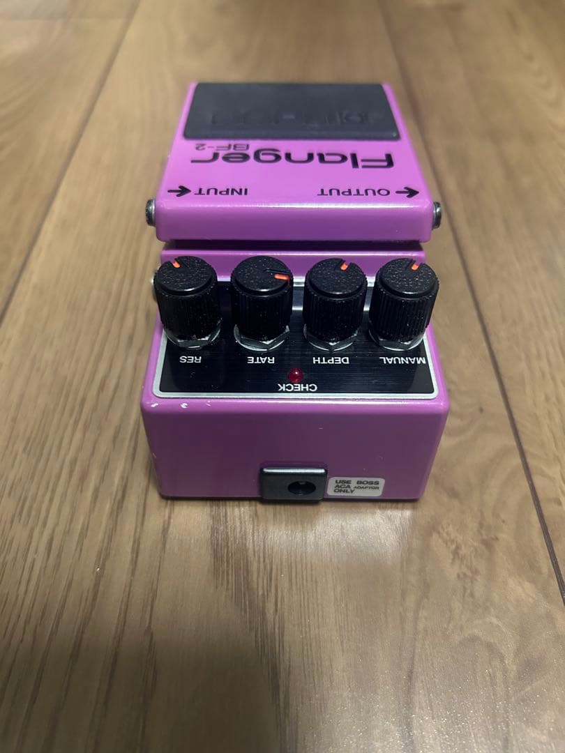 動作品　BOSS BF-2 Flanger エフェクター　　日本製　箱付き