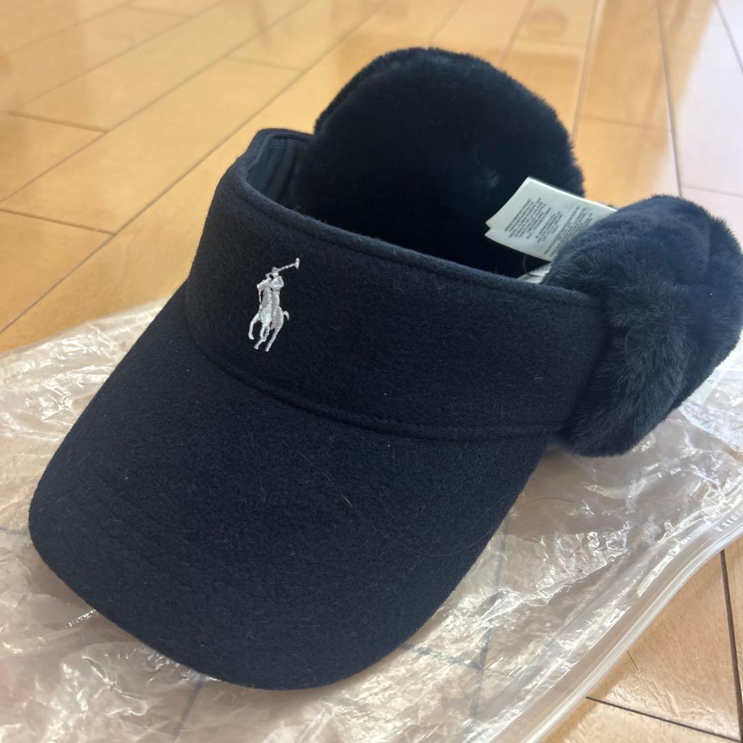polo ラルフローレン　耳当てつきバイザー　新品