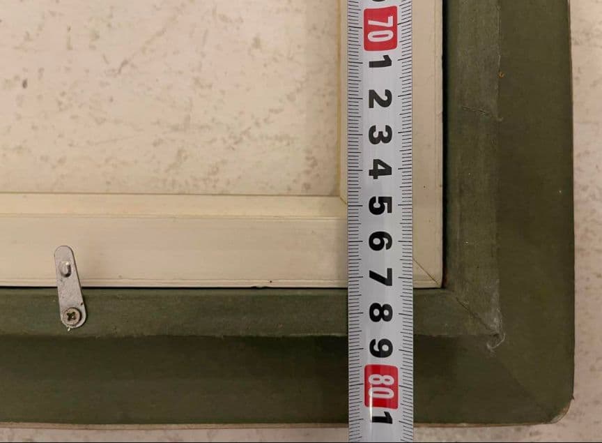 大きいアンティーク木製フレーム額縁