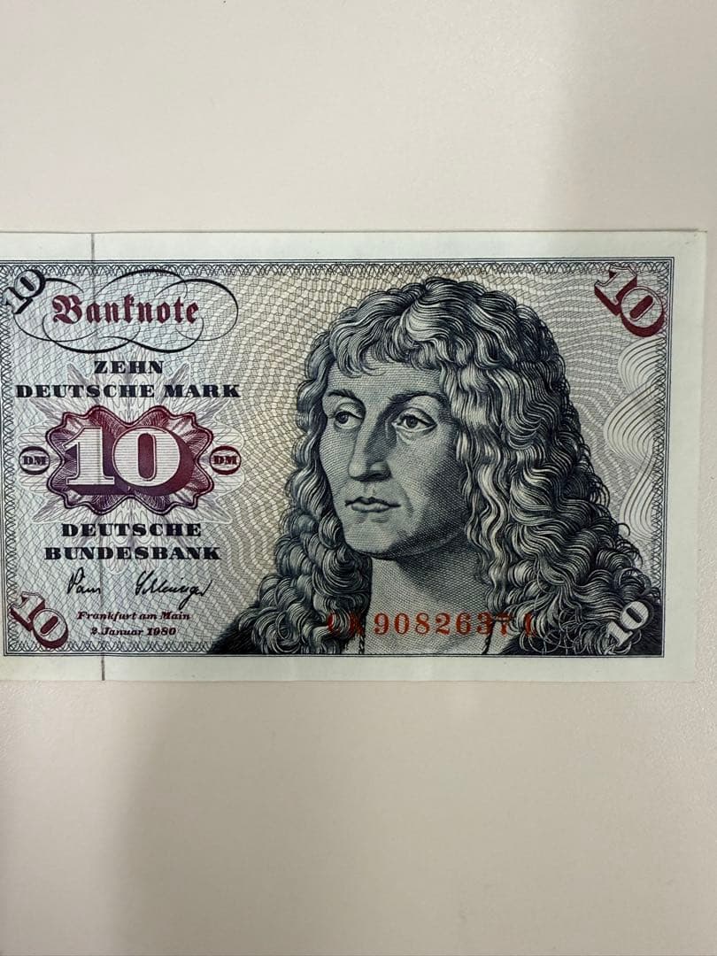 ドイツ　100マルク紙幣2枚　10マルク紙幣1枚　1980年