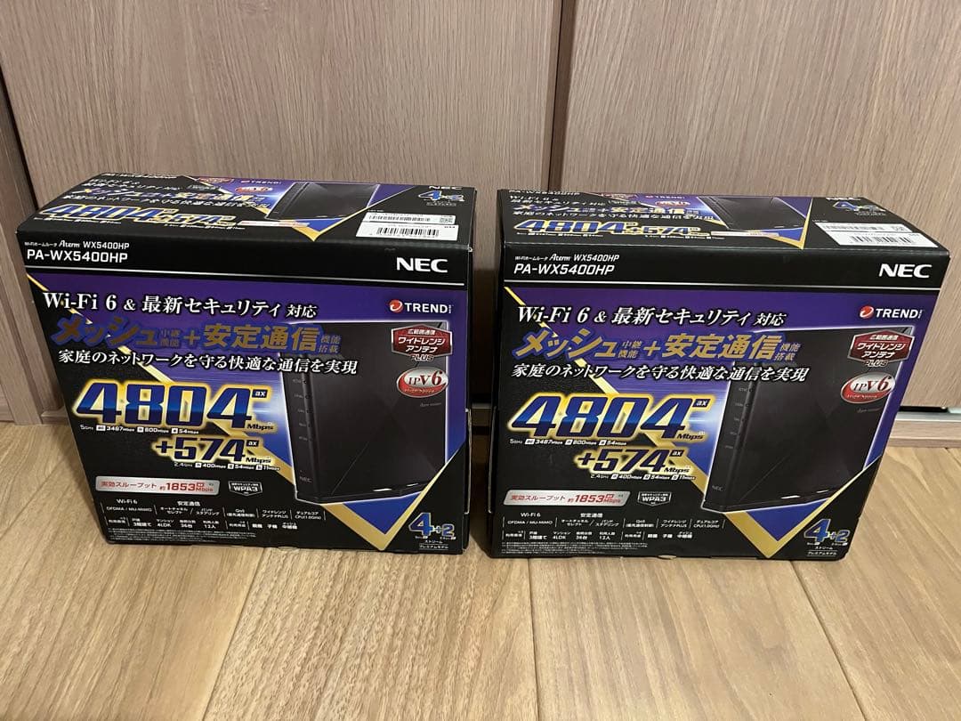 NEC Aterm WX5400HP ×2台