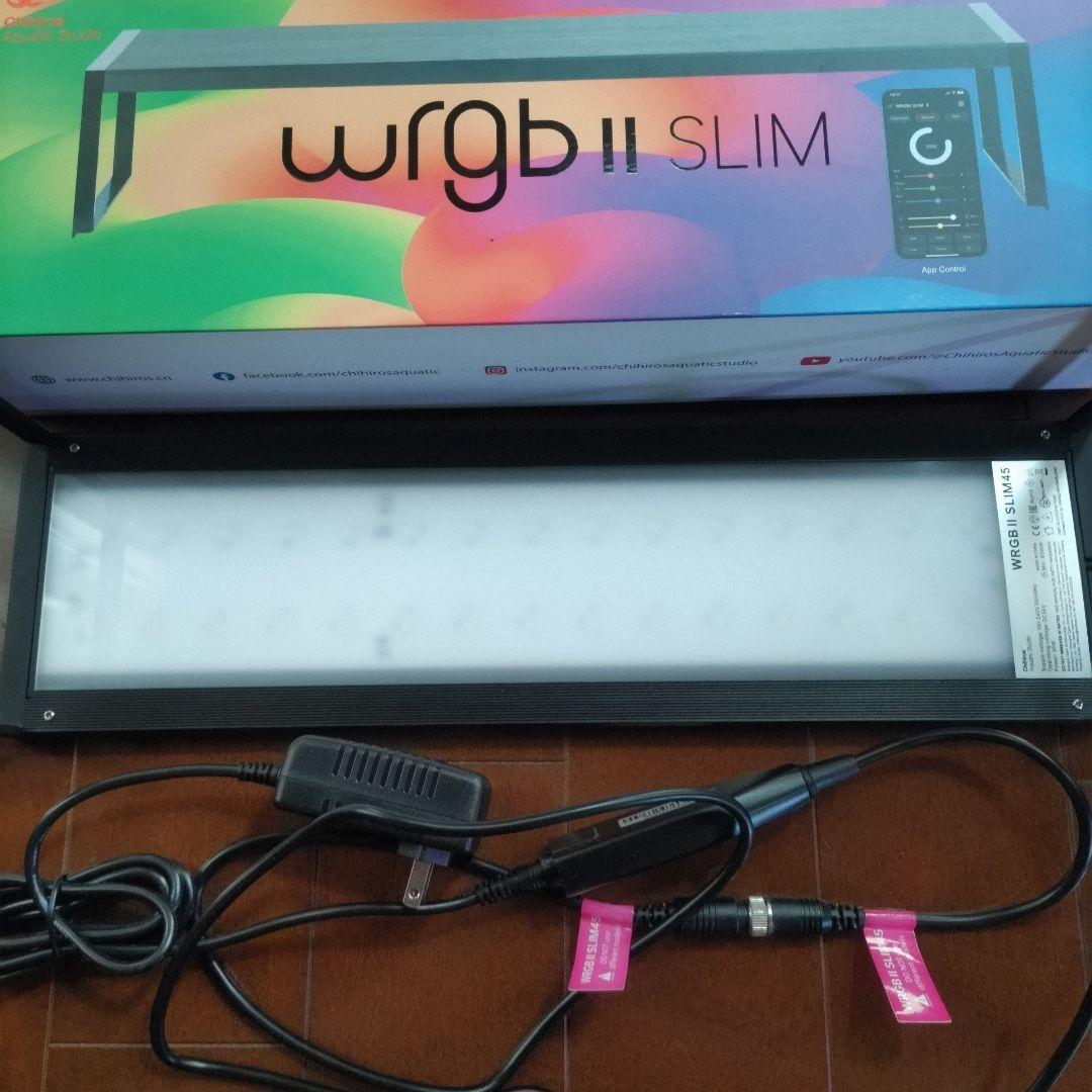 チヒロス wrgbⅡ SLIM 45 ブラック LEDライト