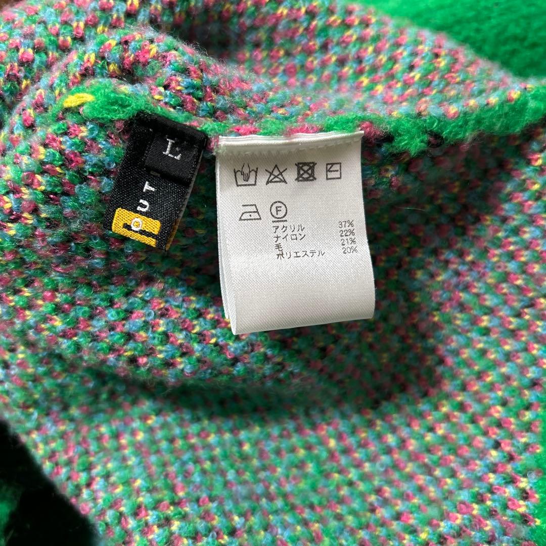 ニコ☆ラウドマウス☆グリーン チェック柄 セーター・スカート