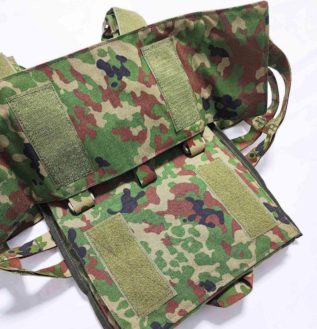陸上自衛隊 陸自迷彩 18式 防弾ベスト プレートキャリア 3型 実物生地