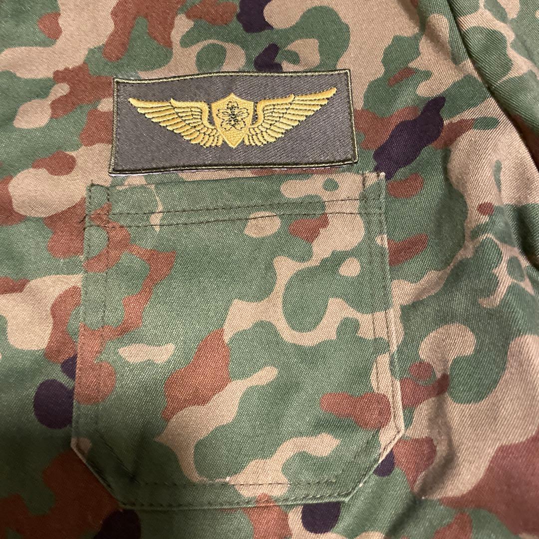 航空ショーキッズ迷彩柄深い緑♡新品未使用同様♡