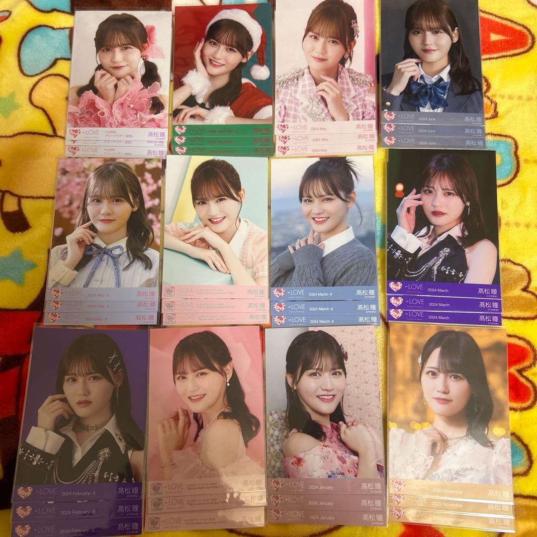 イコラブ 髙松瞳 まとめ売り 生写真 コンプ セミコンプ