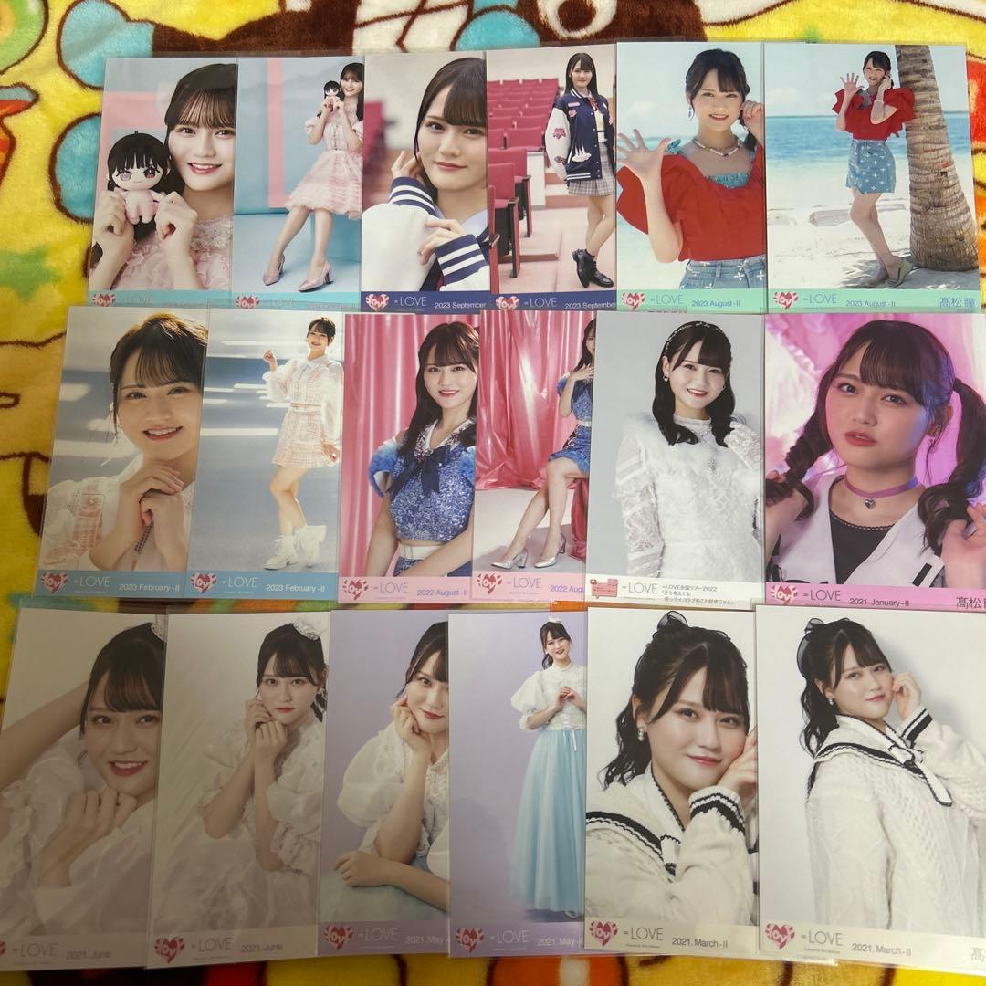 イコラブ 髙松瞳 まとめ売り 生写真 コンプ セミコンプ