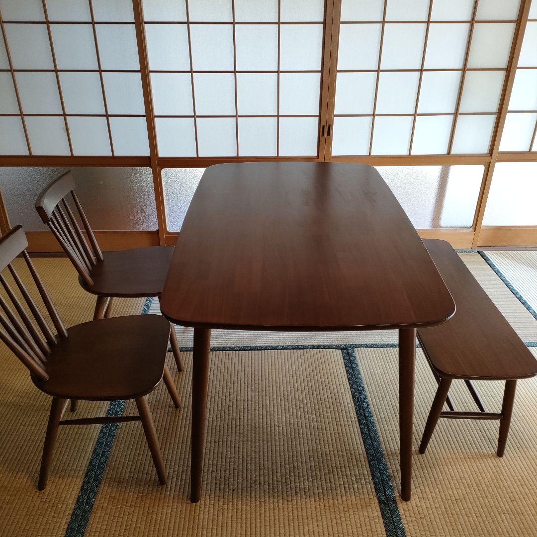 hk様用(直接引渡し限定)ダイニングテーブルセット　モダンデコ