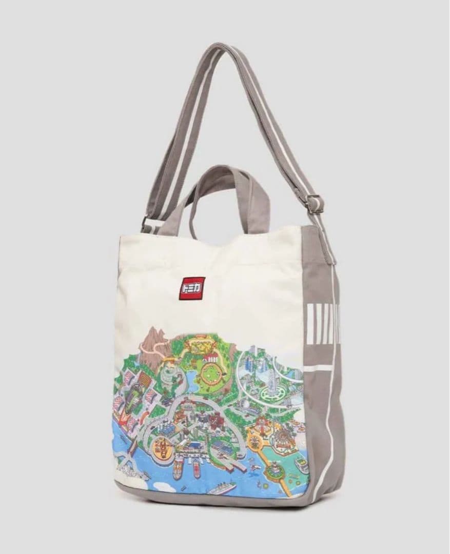 新品！グラニフ トミカ ショルダーバッグ トートバッグ 駐車場 トミカランド