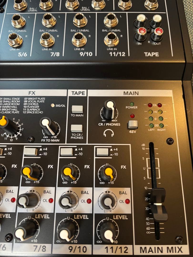 MACKIE マッキー MIX12FX アナログミキサー