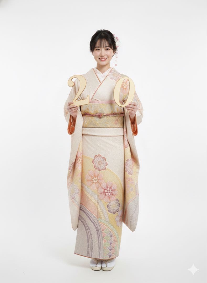 Atelier様 正絹　総絞り　振袖　長襦袢