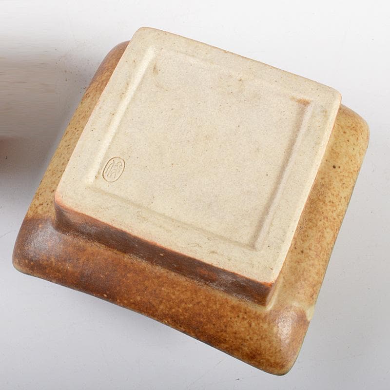 茶道具　陶磁器　二重の塔　塔香炉　在銘　共箱　C　6119