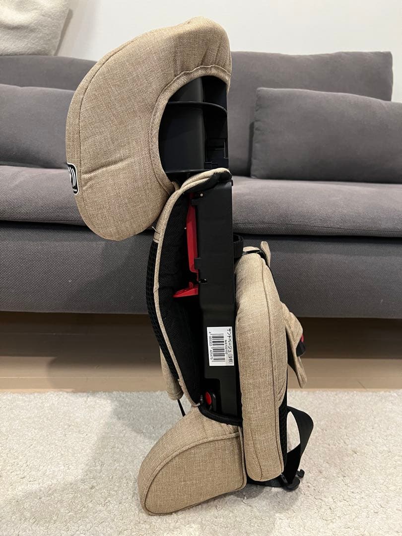 EVO トラベルベストチャイルドシート ベージュ 収納バッグ付き