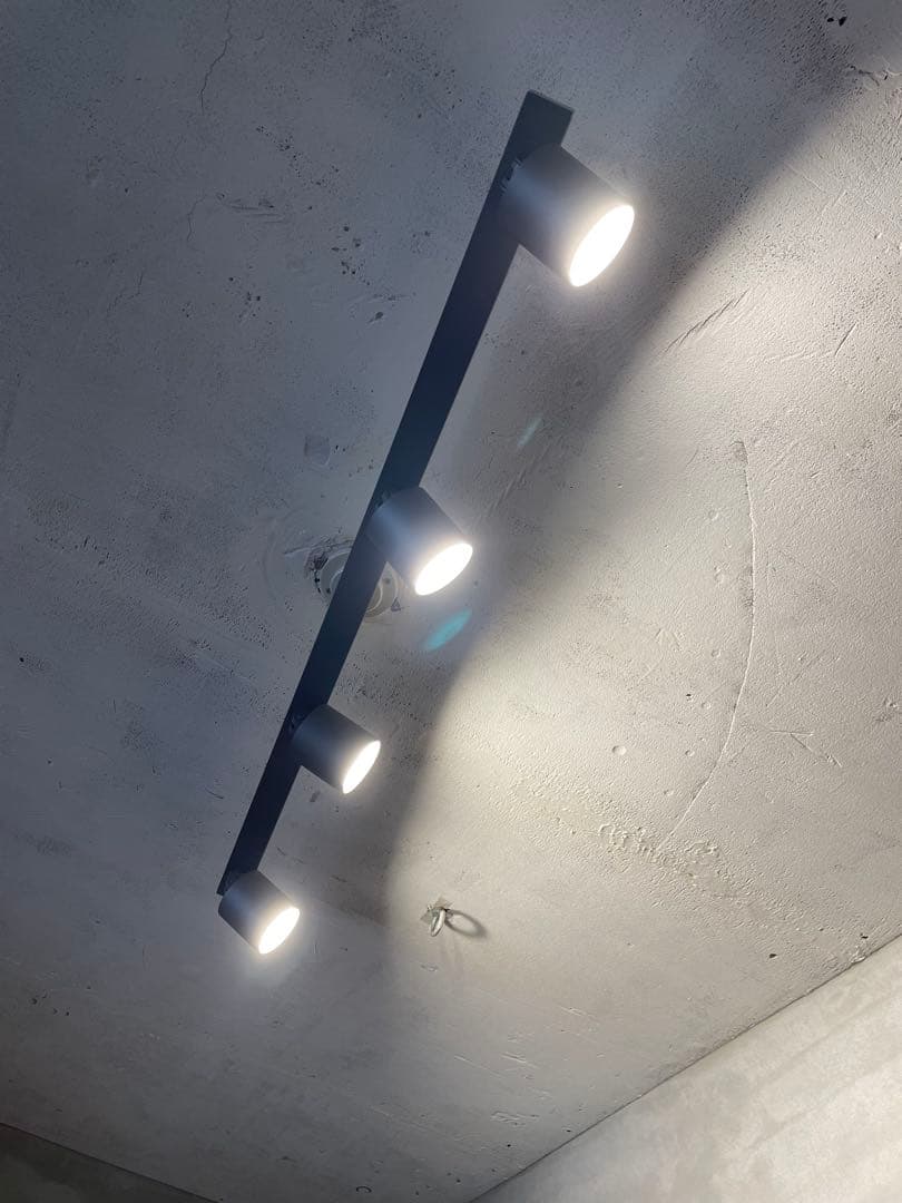 アートワークスタジオ　4連シーリングライト　LEDダークシルバー